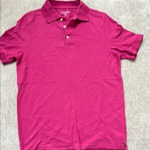 Croft and Barrow Men's Small Pink Polo Shirt
